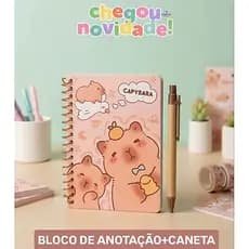 BLOCO PARA ANOTAÇÃO+CANETA