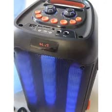 Caixa de Som Bluetooth Gigante Amplificada 2200W Karaokê FM Usb Pendrive Microfone  POTENTE TORRE