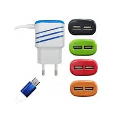 Carregador Celular Rapido Travel Charger Micro USB V8/TIPOC 3.1A
