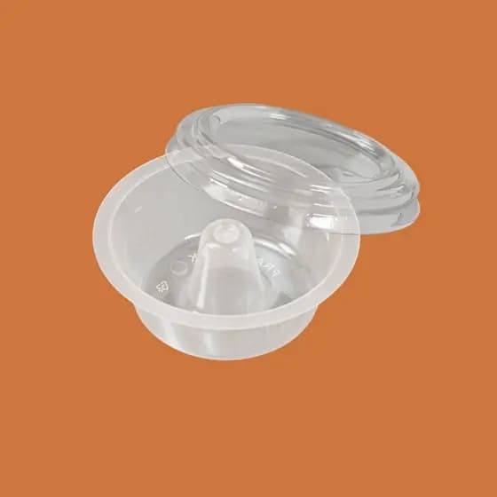 Kit 20 a 100 Unidades Forma de Mini Pudim Forneável 90ml com Tampa para Festas Eventos Forno e Banho Maria Praticpack