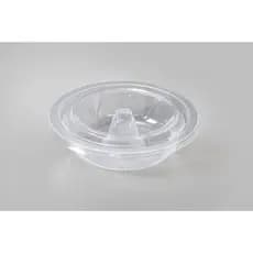 Kit 12 Unidades Forma de Pudim Forneável Média 600ml com Tampa Reutilizável para Festas Eventos e Banho Maria Praticpack