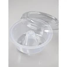 Kit 500 Unidades Forma de Pudim Forneável 90ml com Tampa Mini Pudim para Festas Eventos Forno e Banho Maria Praticpack