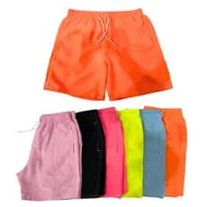 Kit 3 short Masculino Mauricinho Neon Tactel Moda Praia Neymar Bermuda Verão