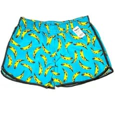 Short Feminino Praia Adulto Tactel Estampado fitnes