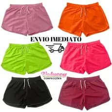Short Feminino Praia Piscina Adulto Tactel LISO