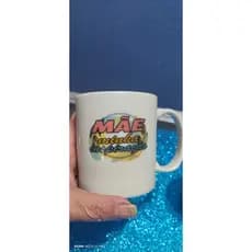 Caneca Glamour com Frases Inspiradoras – 250ml – Estilo e Atitude no Seu Café