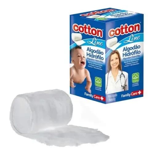 🩹 Algodão Hidrófilo em Rolo 25g – Cotton Line