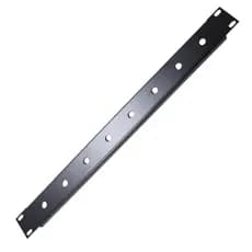 PAINEL RACK 19" 1U COM 8 FUROS PARA P10 EM AÇO #20 (1mm)
