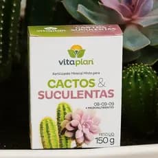 Fertilizante Mineral Completo Para Cactos E Suculentas Vitaplan