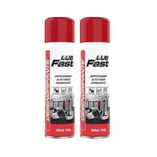 Kit 02 Óleo Lubrificante Desengripante Anticorrosivo Spray 300ml - Lub Fast