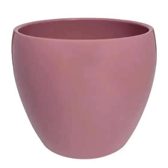 Vaso Cachepo Ceramico Hamburgo Rosa Japi N11
