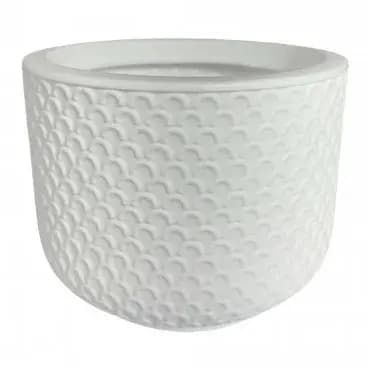 Vaso Beta Polietileno Vaso Decorativo Vouga Vaso Ecológico Vaso Branco
