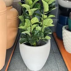 Vaso Decorativo Japi Polietileno Cimento 27l
