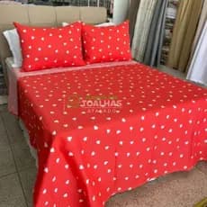 Kit Cobre Leito Queen Piquet Premium Algodão 3 Peças