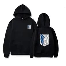 Moletom Casaco Blusa De Frio Attack On Titan Shingeki No Kyojin Anime Desenho.