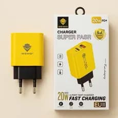 Carregador Rápido Turbo 20W USB – Primeira Linha wewo