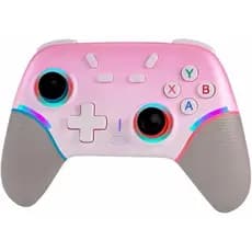 Controle de Jogo X9 Azul com Iluminação RGB e Conexão Bluetooth 2.4G