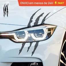 Adesivo Garra Carro Arranhado Farol Vinil Automotivo Arranhão Tunning