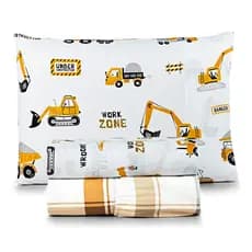 Jogo De Cama Tutti Kids 03 Peças Solteiro | Estampas Infantil - Lençol Percal 200 Fios Com Elástico