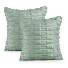 Kit 02 Capas De Almofada Willow Ultrasoft Com Zíper 45cm X 45cm | Capas 320g Aveludada e Super Mácia