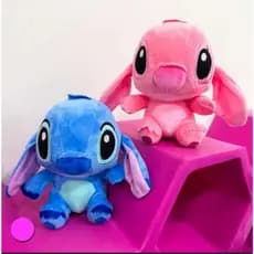 ursinho Pelúcia Stitch e Angel urso lilo