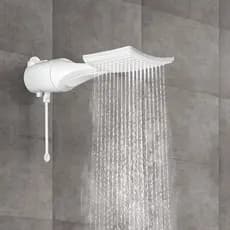 Chuveiro Ducha Multitemperaturas Elétrico Loren Shower Ultra Lorenzetti 127V 5500W Branco