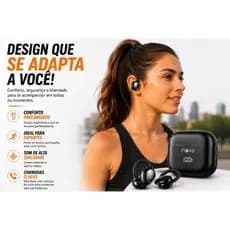 Fone de Ouvido Bluetooth Inova – Design Clip Ear, Conforto e Liberdade