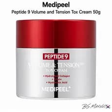 MEDIPEEL Peptide 9 Volume E Tensão Tox Cream Pro 50g Hidratante Firmador De Elasticidade De Colágeno