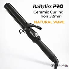 BaByliss 32mm Curling Iron Onda Natural Fácil Curl Modelador De Cabelo Cerâmica Pro