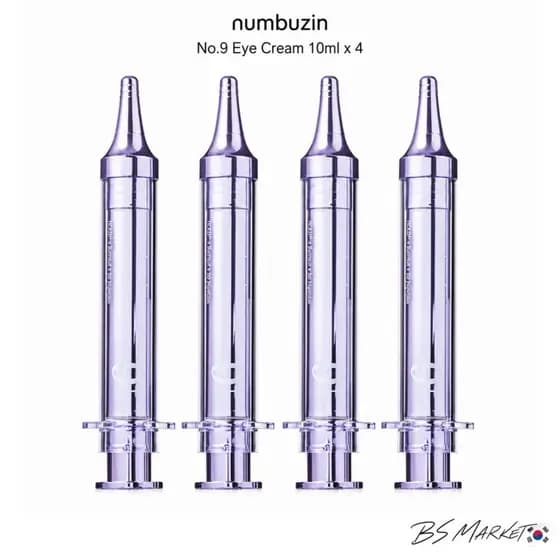 numbuzin No . 9 Creme Para Os Olhos 10ml x 4 NAD + Retinol Volumetox Reafirmante Antirrugas
