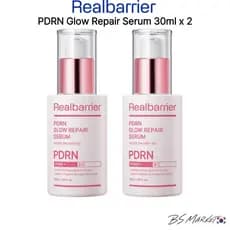 REAL BARRIER PDRN Glow Repair Serum 30ml x2 Rose Vitamina B12 Ceramida Hidratante Care
