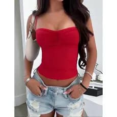 Regata Feminina de Alcinha Blusa Feminina Moda Basic Blusa Feminina