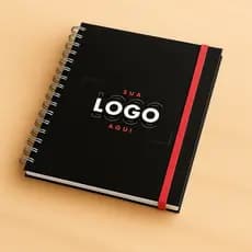 AGENDA 2027 COM SUA LOGO MARCA CADERNO PAPEL
