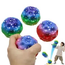 kit4 Bola Espacial Brinquedo Ball Lunar Espacial  Anti Gravidade Terapia Massagem Funcional Divertida