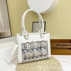 Bolsa Ita Bag Feminina Couro sintético Matelassê com Zíper Transversal de Ombro Mimo para Uso Diário