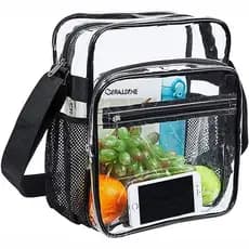 Bolsa Feminina PVC Casual com Corrente Transversal de Ombro para Notebook para Viagem e Uso Diário