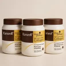Kit Cronograma Capilar Completo Karseell – 3 Máscaras (Hidratação, Nutrição e Reconstrução) | OGP