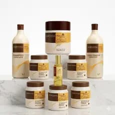 Kit Completo com 7 Produtos – Cronograma Capilar + Máscara 500g, Shampoo 1L, Condicionador 1L e Reparador 50ml