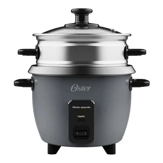 Panela Elétrica de Arroz 0,6L Oster Grafite