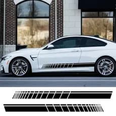 Faixa Adesivo Lateral Carro Modelo Universal Tuning Esportivo Personalização Automotiva