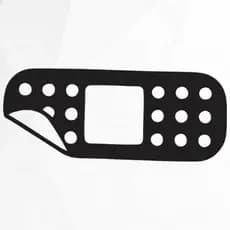 Adesivode recorte vinil Band-Aid Decorativo Carro