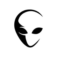 Adesivos Cabeça ET Alien Extraterrestre OVNI - Decorativo Carro Moto Notebook - Vinil Automotivo