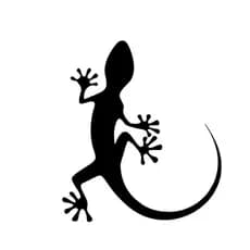 Adesivo Lagarto Lagartixa Recorte Vinil para Carro Moto Parede Decoração