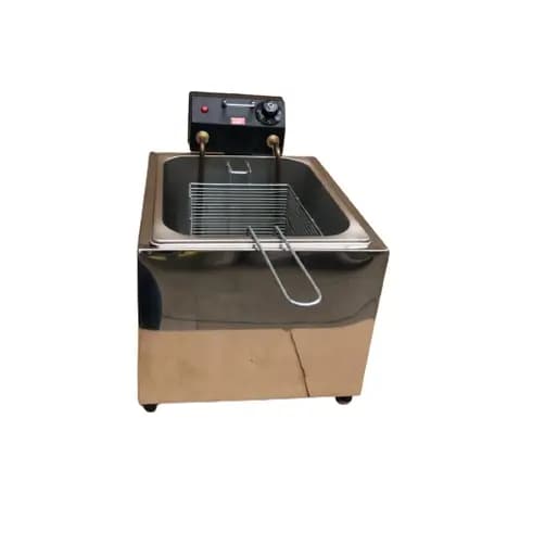 Fritadeira elétrica 8 litros 1 cuba em aço inox profissional  promoção ... super promoção