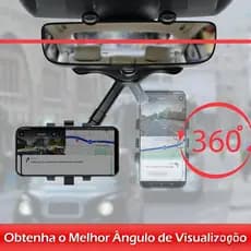Suporte para celular para carro com rotação de 360 graus e dobrável, enviado do Brasil