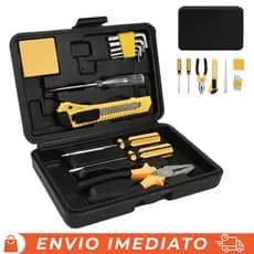 Kit Ferramentas 11 Peças com Maleta Compacta para Reparos Domésticos e Profissionais