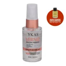Óleo Sérum Capilar Reparador de Pontas Ykas Verniz 30 ml - Argan, Ojon e Macadamia