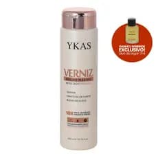 Condicionador Ykas Verniz 300 ml Nutrição, Reconstrução, Fios Fortes Macios e Brilhosos