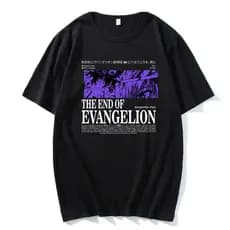 Camiseta Blusa Unissex Neon Genesis Evangelion Anime Aesthetic
