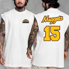 Camiseta regata machão  masculino nuggets nb Jokic em algodao unissex Longline